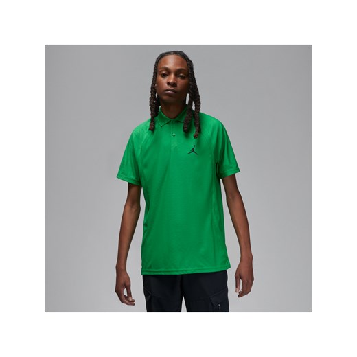 T-shirt męski zielony Jordan z krótkimi rękawami 