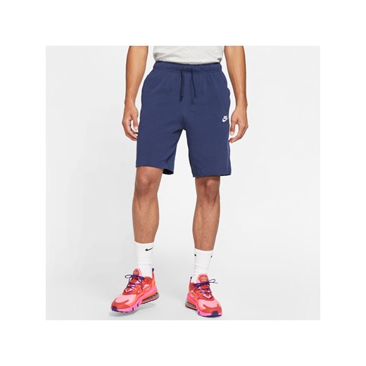 Spodenki męskie Nike Sportswear Club - Niebieski ze sklepu Nike poland w kategorii Spodenki męskie - zdjęcie 161528272