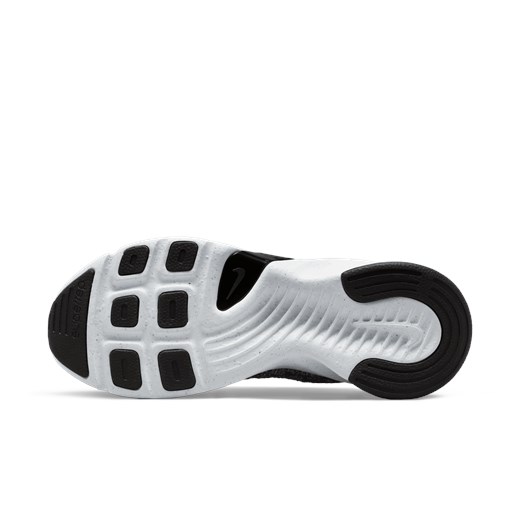 Buty sportowe damskie Nike sznurowane z gumy na płaskiej podeszwie na wiosnę 