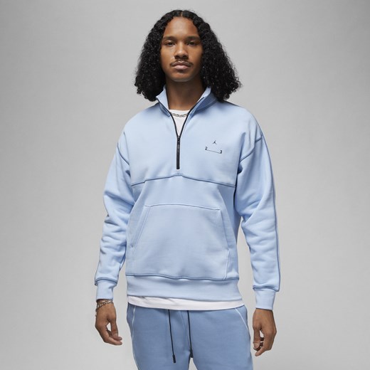 Męska dzianinowa bluza z zamkiem 1/2 Jordan 23 Engineered - Niebieski Jordan S Nike poland