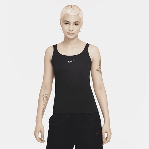 Bluzka damska Nike sportowa z okrągłym dekoltem 