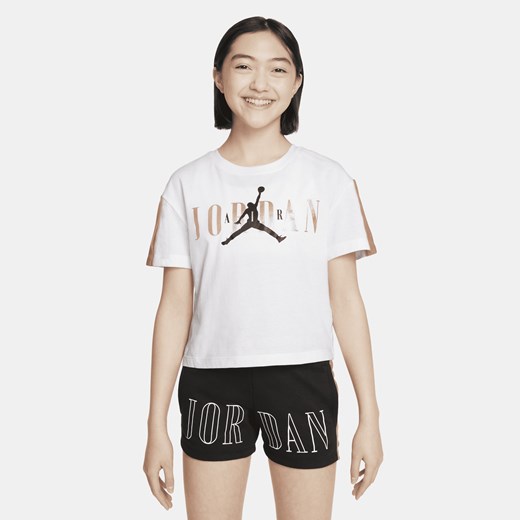 T-shirt dla dużych dzieci Jordan - Biel Jordan L Nike poland