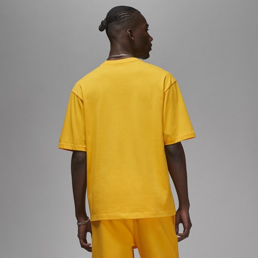 T-shirt męski Air Jordan Wordmark - Żółty Jordan L Nike poland