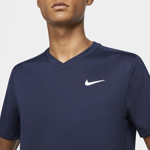 Męska koszulka do tenisa NikeCourt Dri-FIT Victory - Niebieski Nike XS Nike poland