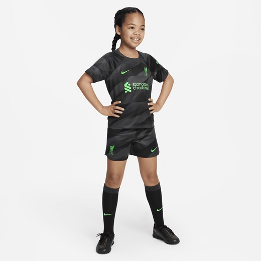 Trzyczęściowy strój dla małych dzieci Nike Dri-FIT Liverpool F.C. Goalkeeper Nike M Nike poland