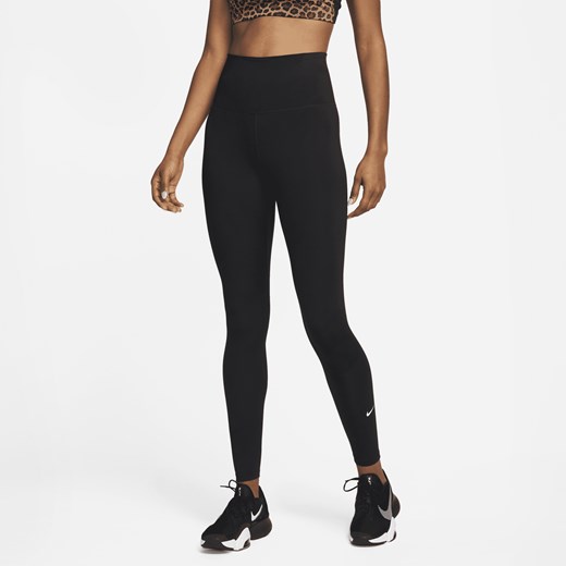 Damskie legginsy z wysokim stanem Nike One - Czerń Nike XS Nike poland