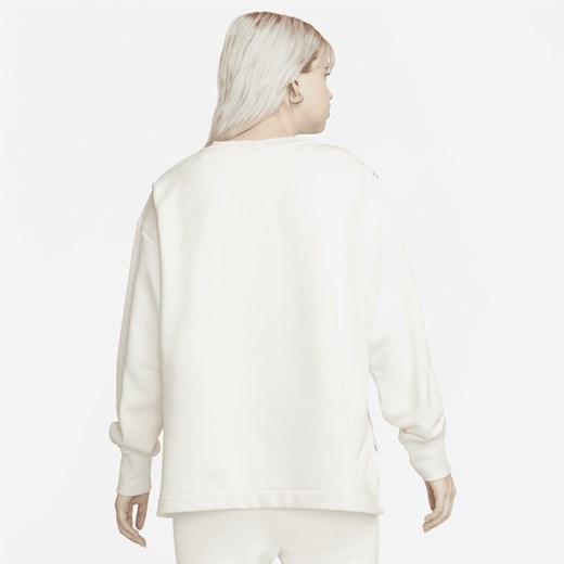 Damska bluza dresowa z dzianiny dresowej o kroju oversize z półokrągłym dekoltem Nike XS (EU 32-34) Nike poland