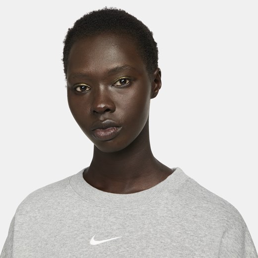 Damska bluza dresowa o dodatkowo powiększonym kroju półokrągłym dekoltem Nike Nike XL Tall Nike poland