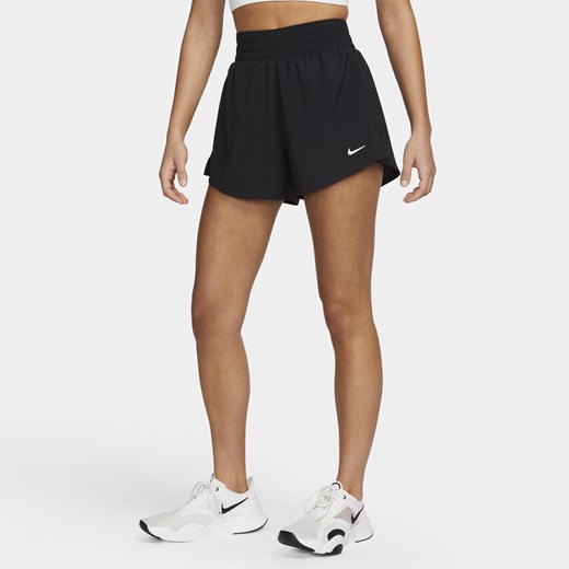 Damskie spodenki 2 w 1 z wysokim stanem Dri-FIT Nike One 7,5 cm - Czerń Nike L (EU 44-46) Nike poland