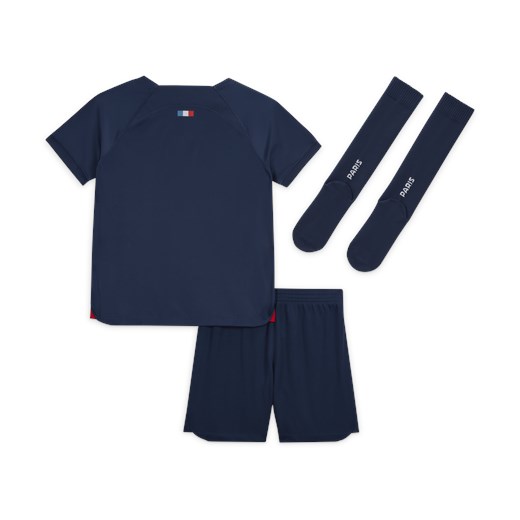 Trzyczęściowy strój dla małych dzieci Nike Dri-FIT Paris Saint-Germain 2023/24 Nike S Nike poland