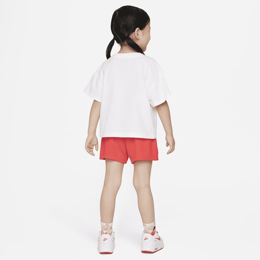 Zestaw T-shirt i spodenki dla maluchów Nike - Czerwony Nike 3T Nike poland