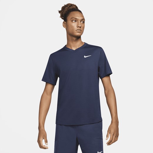 Męska koszulka do tenisa NikeCourt Dri-FIT Victory - Niebieski Nike M Nike poland