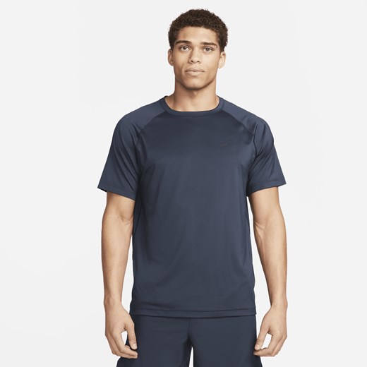 Męska koszulka z krótkim rękawem do fitnessu Dri-FIT Nike Ready - Niebieski Nike S Nike poland
