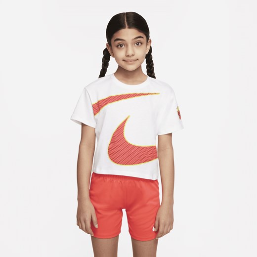 Zestaw T-shirt i spodenki z siateczki dla małych dzieci Nike - Czerwony Nike 4 Nike poland