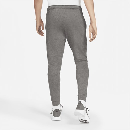 Męskie zwężane spodnie do fitnessu z dzianiny Dri-FIT Nike Dry - Szary Nike S Nike poland
