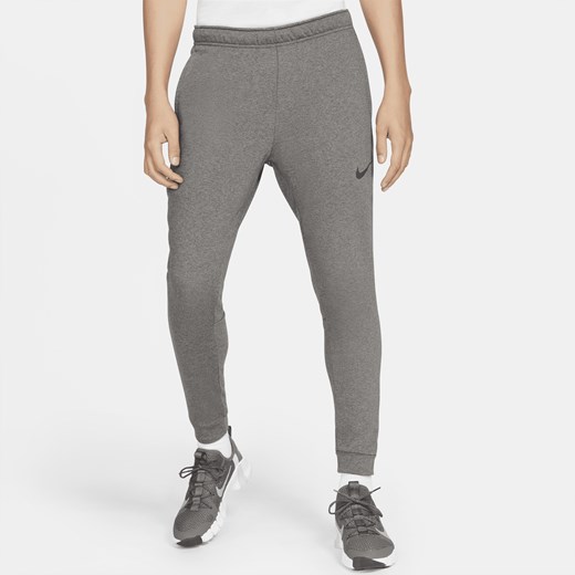 Męskie zwężane spodnie do fitnessu z dzianiny Dri-FIT Nike Dry - Szary Nike 2XL Nike poland