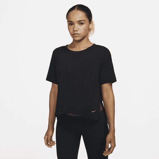 Koszulka damska Nike Yoga Dri-FIT - Czerń Nike XL Nike poland