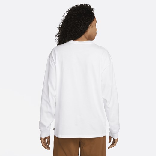 T-shirt męski biały Nike z długim rękawem 