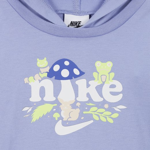 Pajacyk bez stóp z kapturem dla niemowląt (12–24 M) Forest Foragers Nike - Nike 24 Nike poland