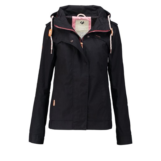 Ragwear EWOK Kurtka wiosenna black jack zalando czarny abstrakcyjne wzory