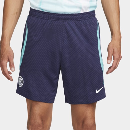 Męskie spodenki piłkarskie z dzianiny Nike Dri-FIT Inter Mediolan Strike - Nike S Nike poland