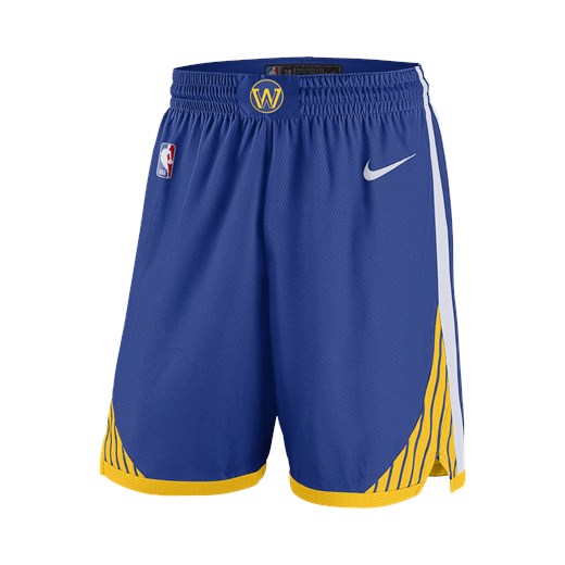 Męskie spodenki Nike NBA Swingman Golden State Warriors Icon Edition - Niebieski ze sklepu Nike poland w kategorii Spodenki męskie - zdjęcie 161552661