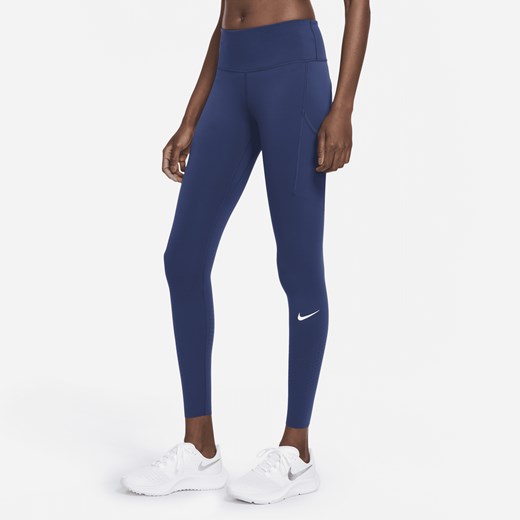 Spodnie damskie granatowe Nike