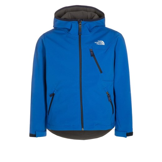 The North Face Kurtka Softshell monster blue zalando niebieski abstrakcyjne wzory