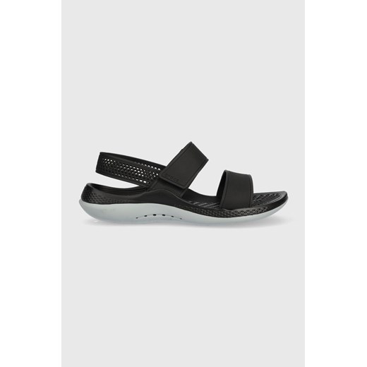 Crocs sandały damskie kolor czarny ze sklepu PRM w kategorii Sandały damskie - zdjęcie 161566694