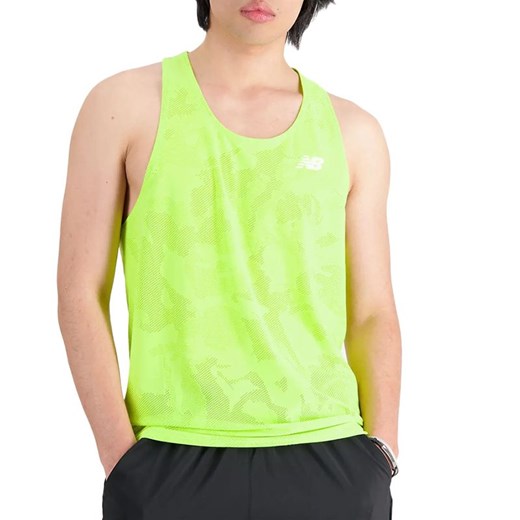 Koszulka New Balance MT33280THW - zielona ze sklepu streetstyle24.pl w kategorii T-shirty męskie - zdjęcie 161568952