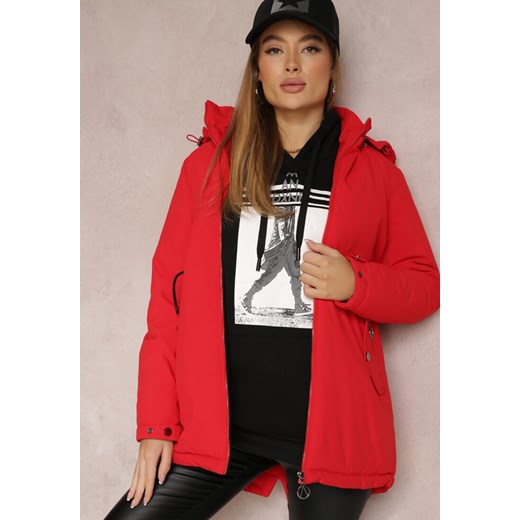 Kurtka damska Renee krótka z kapturem casual