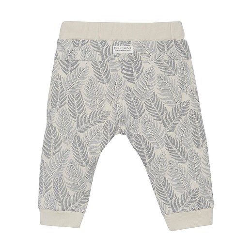 enfant Spodnie &quot;Leaves&quot; w kolorze beżowym Enfant 68 Limango Polska okazja