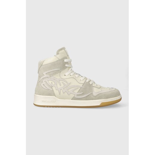 MISBHV sneakersy skórzane Court kolor biały 3022BW411 ze sklepu PRM w kategorii Buty sportowe damskie - zdjęcie 161585201
