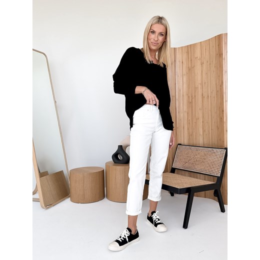 Sweter Pull V Black Cloth uniwersalny Clothstore