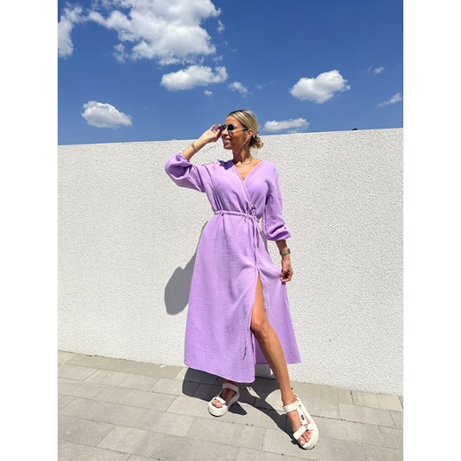 Sukienka Malaga Lilac Cloth uniwersalny okazja Clothstore