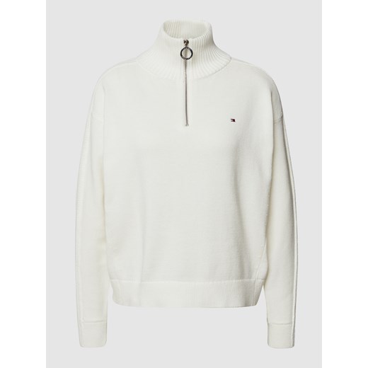 Bluza z kołnierzem z detalem z logo Tommy Hilfiger XXL okazja Peek&Cloppenburg
