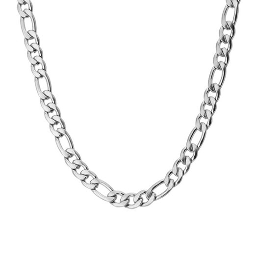 Srebrny łańcuch figaro naszyjnik męski ze stali ze sklepu manoki.pl w kategorii Naszyjniki męskie - zdjęcie 161608523