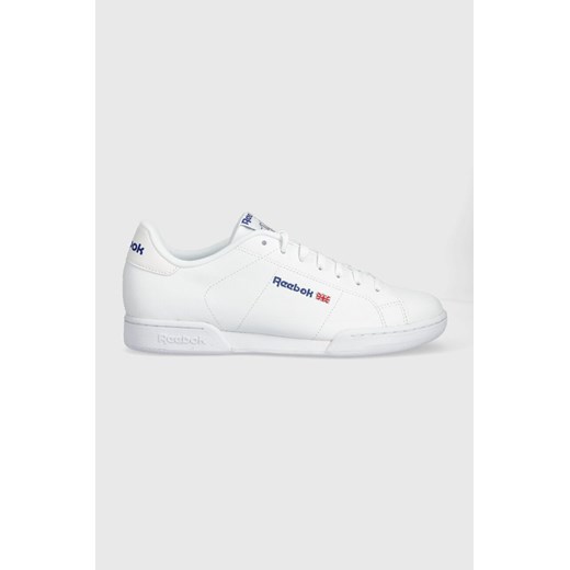 Reebok Classic sneakersy skórzane NPC II kolor biały ze sklepu PRM w kategorii Buty sportowe męskie - zdjęcie 161609081