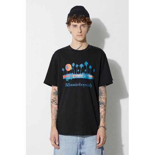 Billionaire Boys Club t-shirt bawełniany kolor czarny z nadrukiem ze sklepu PRM w kategorii T-shirty męskie - zdjęcie 161609162