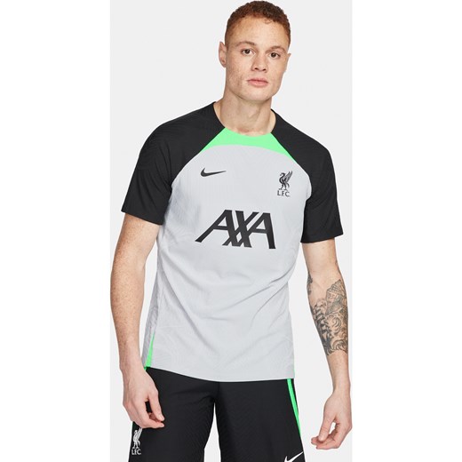 Męska koszulka piłkarska z dzianiny Nike Dri-FIT ADV Liverpool F.C. Strike Elite - Szary ze sklepu Nike poland w kategorii T-shirty męskie - zdjęcie 161609922