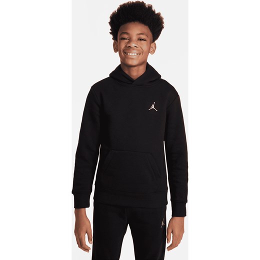 Bluza z kapturem dla dużych dzieci (chłopców) Jordan - Czerń ze sklepu Nike poland w kategorii Bluzy chłopięce - zdjęcie 161609983