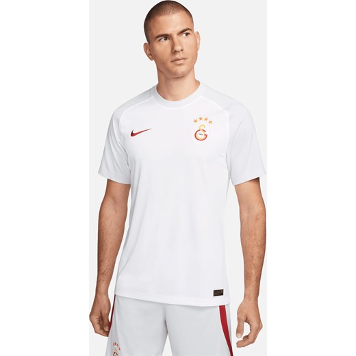 Męska koszulka piłkarska z krótkim rękawem Nike Dri-FIT Galatasaray 2023/24 (wersja wyjazdowa) - Biel ze sklepu Nike poland w kategorii T-shirty męskie - zdjęcie 161610051