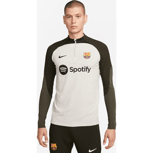 Męska treningowa koszulka piłkarska z dzianiny Nike Dri-FIT ADV FC Barcelona Strike Elite - Brązowy ze sklepu Nike poland w kategorii T-shirty męskie - zdjęcie 161610212