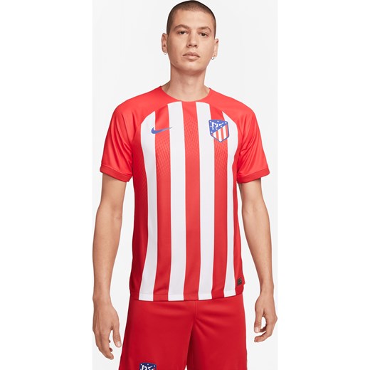 Męska koszulka piłkarska Nike Dri-FIT Atlético Madryt 2023/24 Stadium (wersja domowa) - Czerwony ze sklepu Nike poland w kategorii T-shirty męskie - zdjęcie 161610554