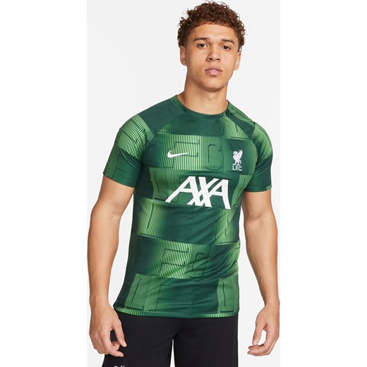 Męska przedmeczowa koszulka piłkarska Nike Dri-FIT Liverpool F.C. Academy Pro - Zieleń ze sklepu Nike poland w kategorii T-shirty męskie - zdjęcie 161610762