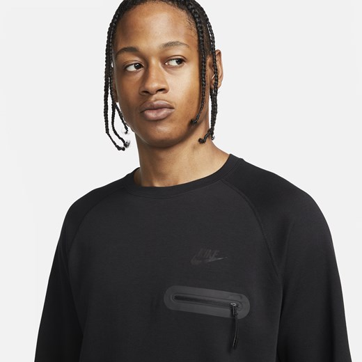 Męska koszulka z długim rękawem Nike Tech Fleece Lightweight - Czerń Nike XXL Nike poland