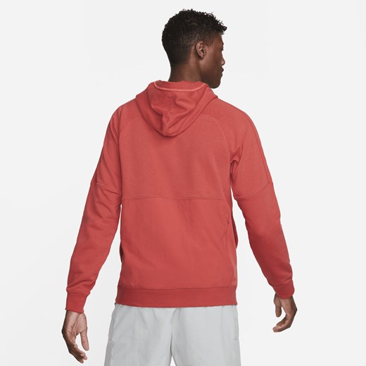 Męska dzianinowa bluza piłkarska z kapturem Atlético Madryt - Czerwony Nike L Nike poland