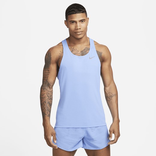 Męska startowa koszulka bez rękawów Nike Dri-FIT Fast - Niebieski Nike XL Nike poland