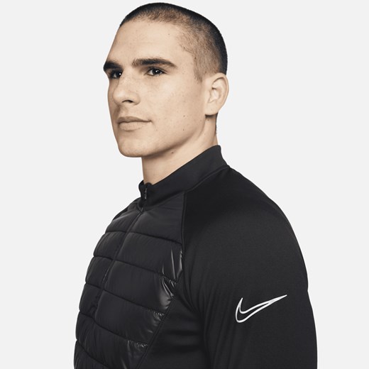 Czarny t-shirt męski Nike z długimi rękawami 