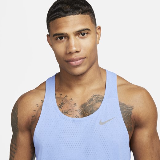 Męska startowa koszulka bez rękawów Nike Dri-FIT Fast - Niebieski Nike XL Nike poland